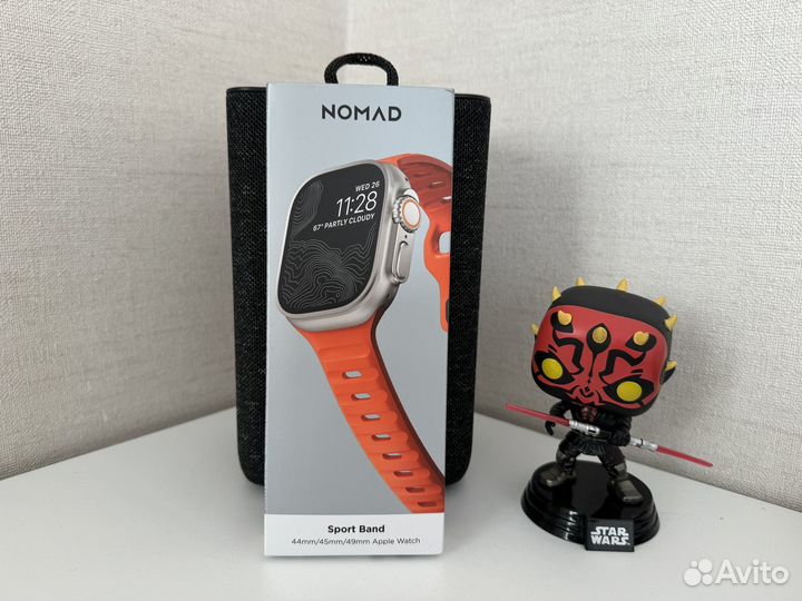 Ремешок Nomad для Apple Watch оранжевый
