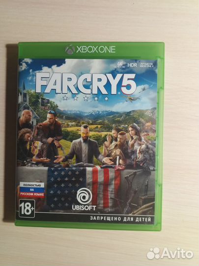 Диск Far Cry 5 от консоли Xbox One X
