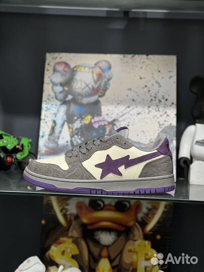 Кроссовки Bape Sta серые