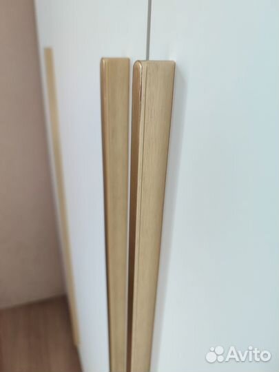 Ручки для шкафа 80см Золото