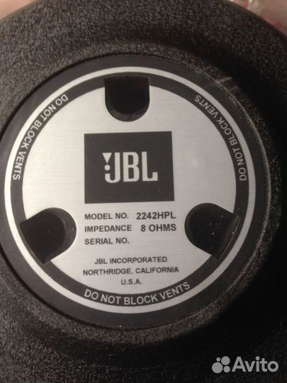 Jbl 2242 hpl