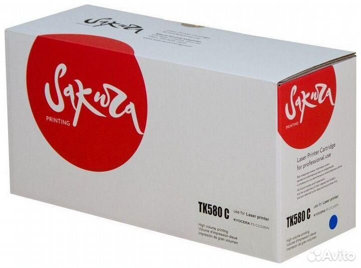Картридж Sakura satk580C 1342718