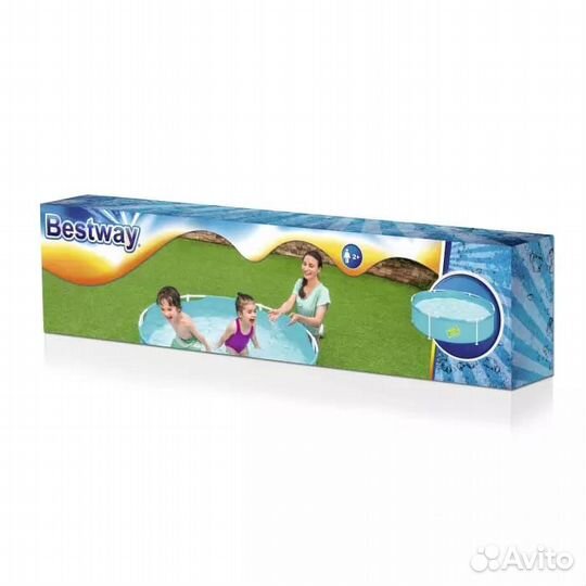 Бассейн Bestway каркасный kiddie 152х38см 580л