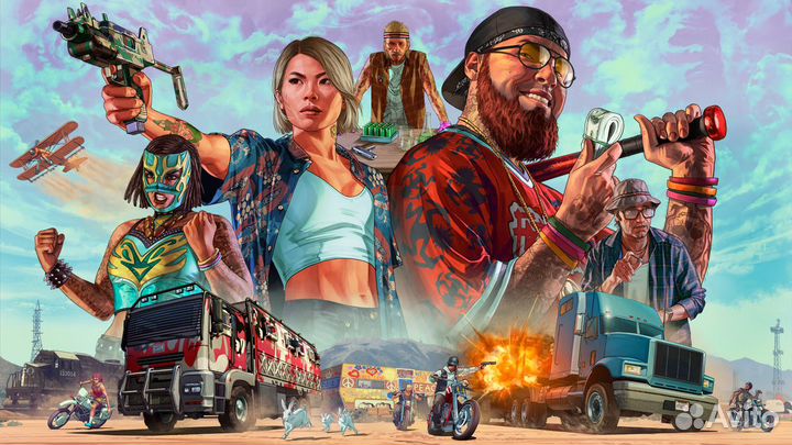 Монеты деньги GTA 5 Online PC PS XB Card Cash гта5