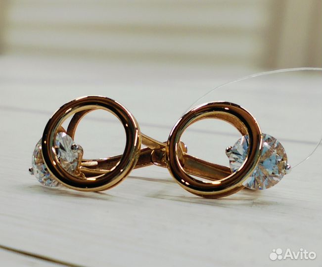 Золотые серьги проба 585 Арт.7000003270229