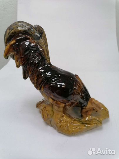 Петушок старая гжель обливная керамика