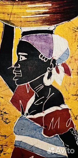 Настенное панно на шелке