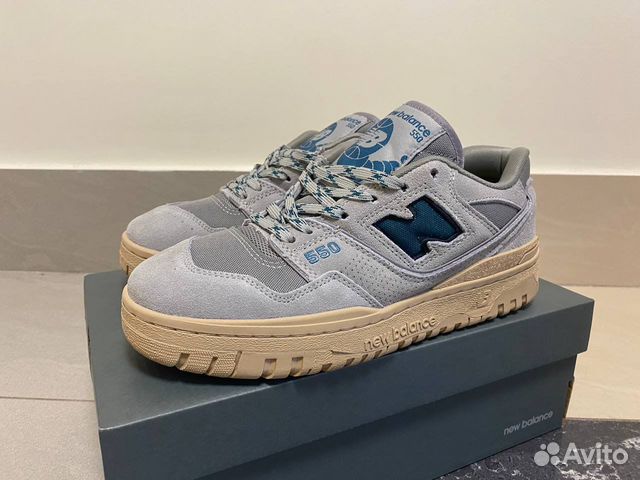 New balance 550 серые