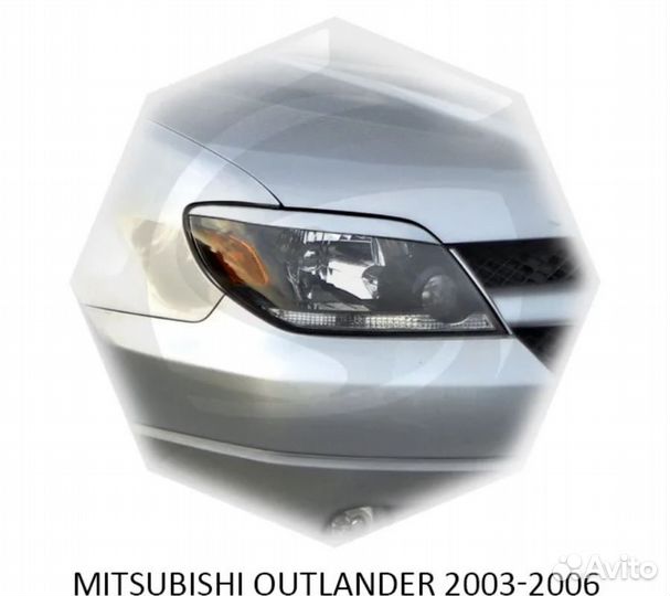 Реснички на фары MMC outlander/airtrek CU4W 2003