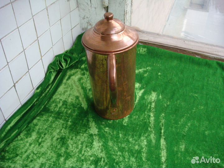 Кувшин Медный с крышкой на 1 литр
