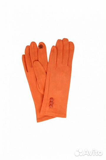 Перчатки из замши тачскрин Гольфстрим