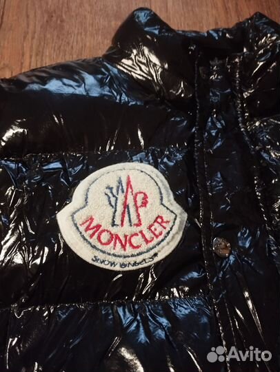 Жилетка moncler мужская черная