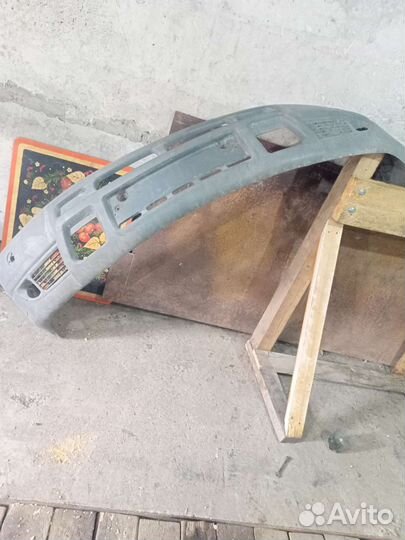 Передний бампер на газель с противотуманками