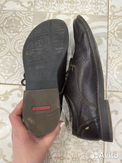 Туфли мужские, 40 размер, натуральная кожа
