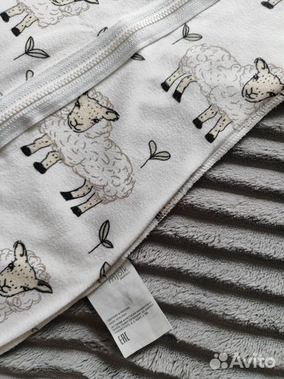 Комплект mjolk мьёльк кокон,пинетки,шапочка