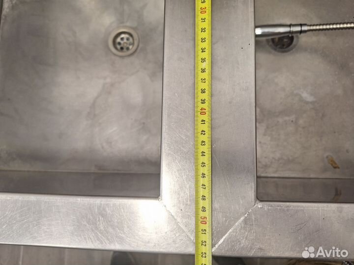 Раковина, стол, полка, из нержавеющей стали бу