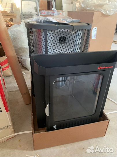 Печь для бани ферингер Оптима пф Нержавейка Сетка