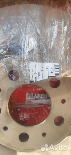 Тормозные диски передние TRW на Volvo s60-R 2 шт