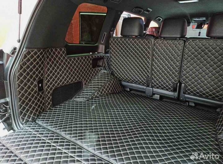3Д коврики в багажник lexus LX450 2020