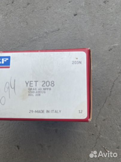 Подшипник SKF YET 208