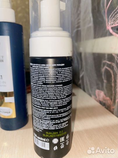 Спрей, пена для укладки волос