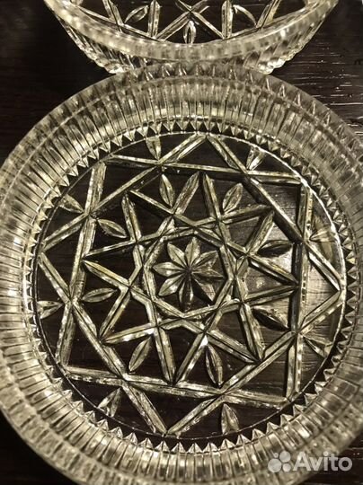 Хрустальные розетки- богемия