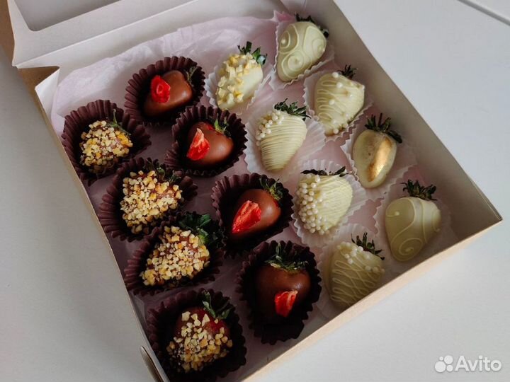 Клубника В шоколаде/финики В шоколаде/букеты из кл