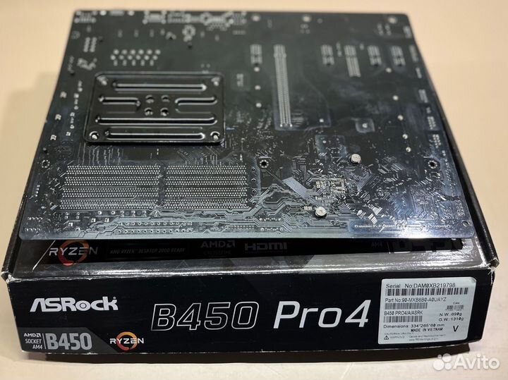 Материнская плата AsRock B450 Pro4