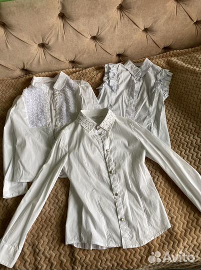 Блузка школьная 128