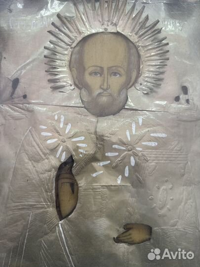 Старинная икона николай чудотворец