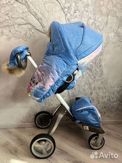 Зимний кит на коляску stokke