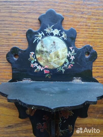 Настенная лаковая консольная полка Шинуазри 2 шт