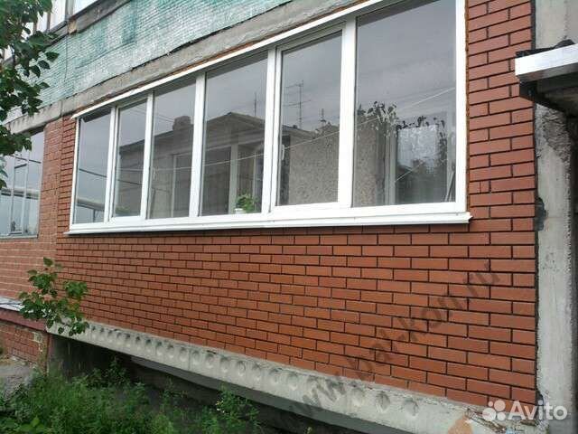 Пластиковая лоджия 6 метров в новострой с отделкой