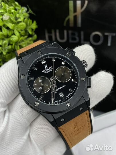 Мужские часы Hublot с хронографом Lux