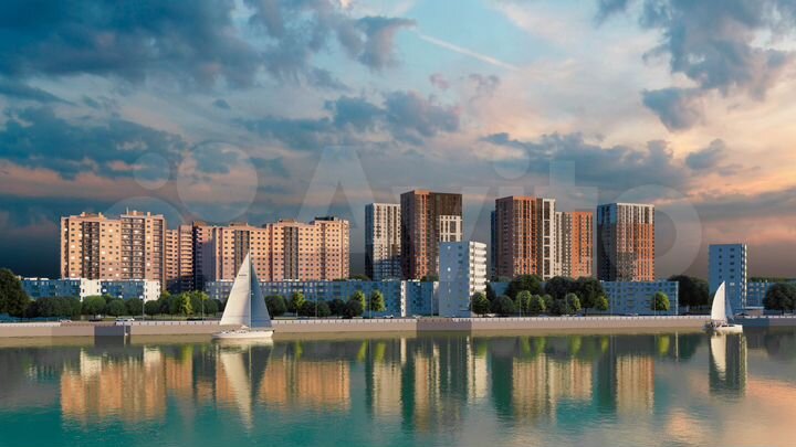 2-к. квартира, 53,8 м², 24/24 эт.