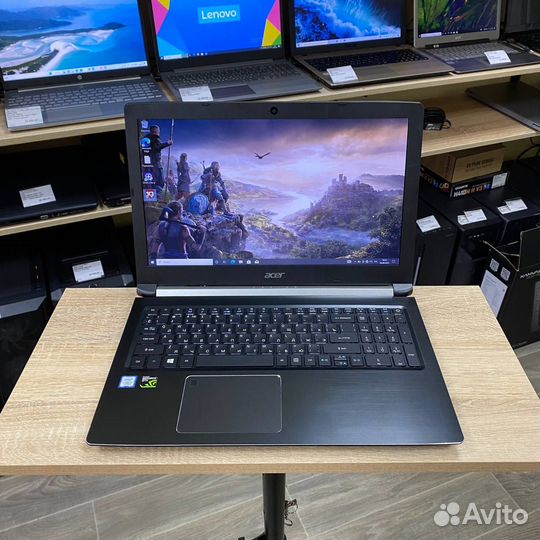 Игровой ноутбук Acer Core i7, 16Gb, GTX1050Ti-4Gb