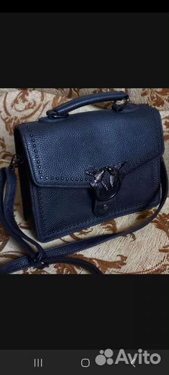 Сумка через плечо черная