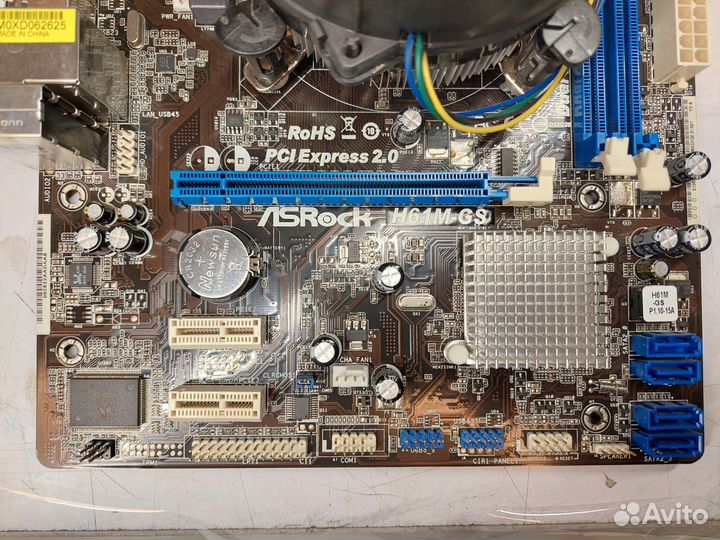 Материнская плата ASRock h61m-GS