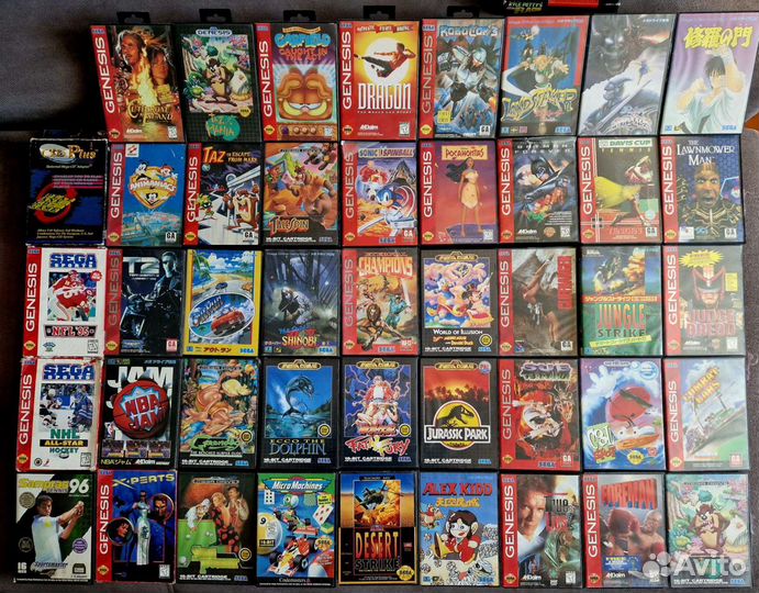 Картриджи sega mega drive и master system