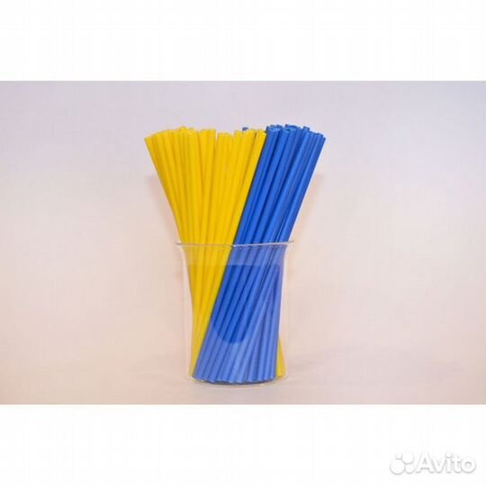 Пластиковые палочки для кейк попсов 15см разные цв