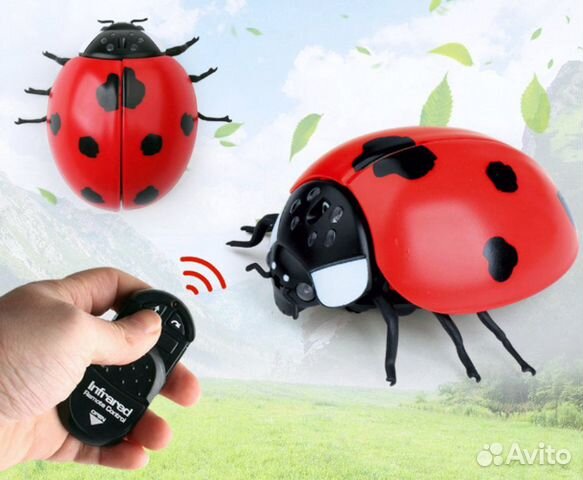 Игрушка - божья коровка на инфракрасном управлении