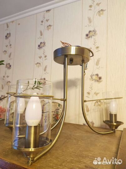 Светильник потолочный подвесной бу