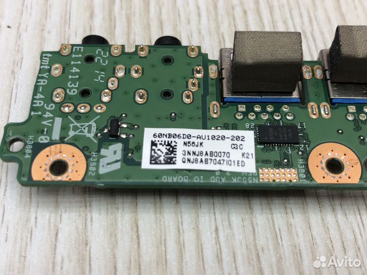 Плата расширения asus N56JK(Audio и USB портов)