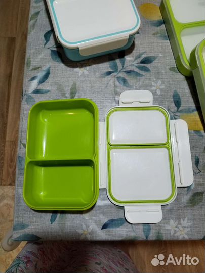 Контейнер ланч-бокс 2 и 3 секции Fiszman