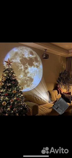 Лампа проекция Луна, Галактика, Земля