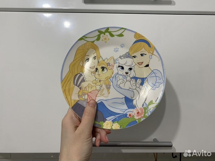 Детские тарелки и кружка набор