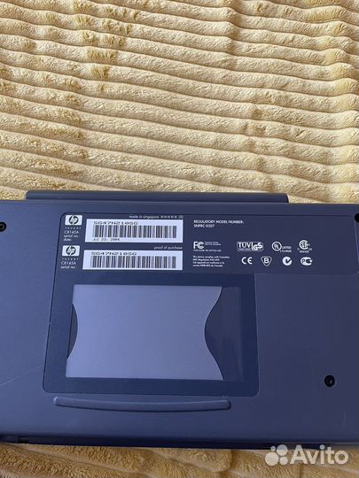 Аккумуляторный принтер без кабеля питания hp