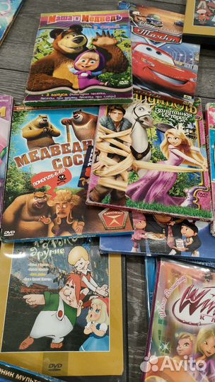 Детские мультики (диски лицензия) коллекция -89шт