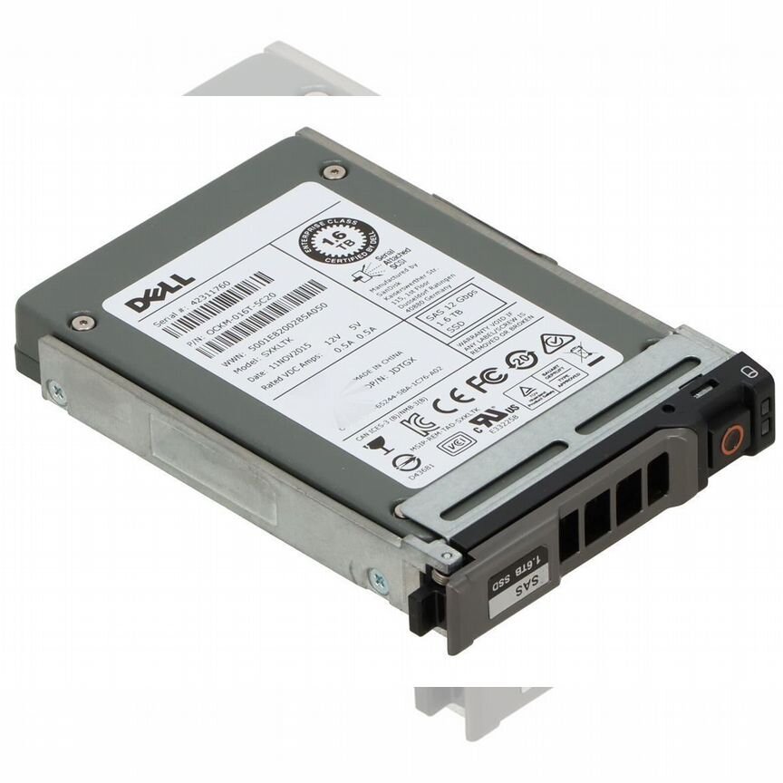 [0JDTGX] Жесткий Диск Dell Jdtgx 1.6tb Sas 2,5" Ssd 0jdtgx