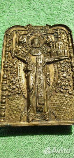 Икона старообрядческая Святитель Николай Можайский